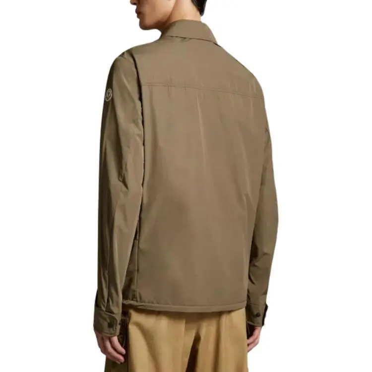 Moncler Jackets Coats Men's Brown-4