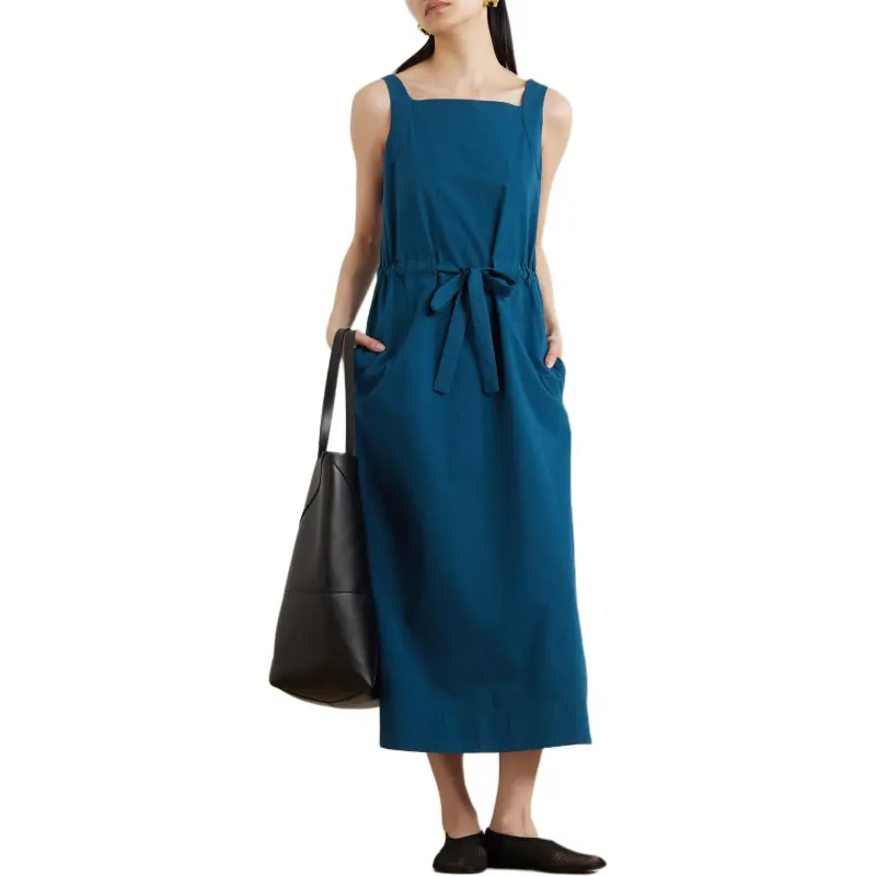 MaxMara Slip Dresses Women's Navy-1