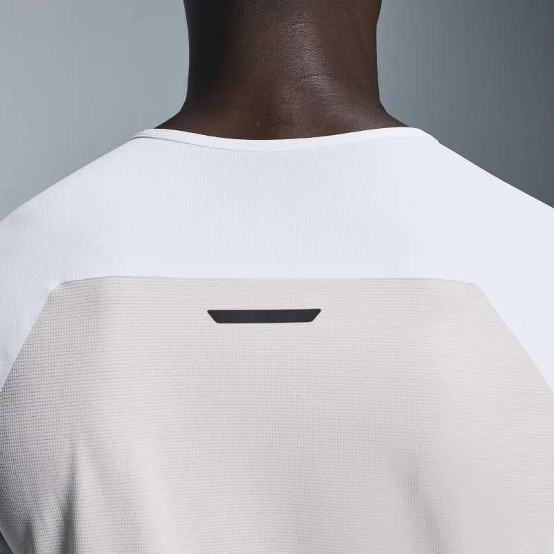 On Performance T Shirt Men's White Silver-0