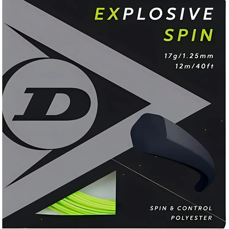 DUNLOP Tennis Racket Strings Competition Unisex Yellow-1