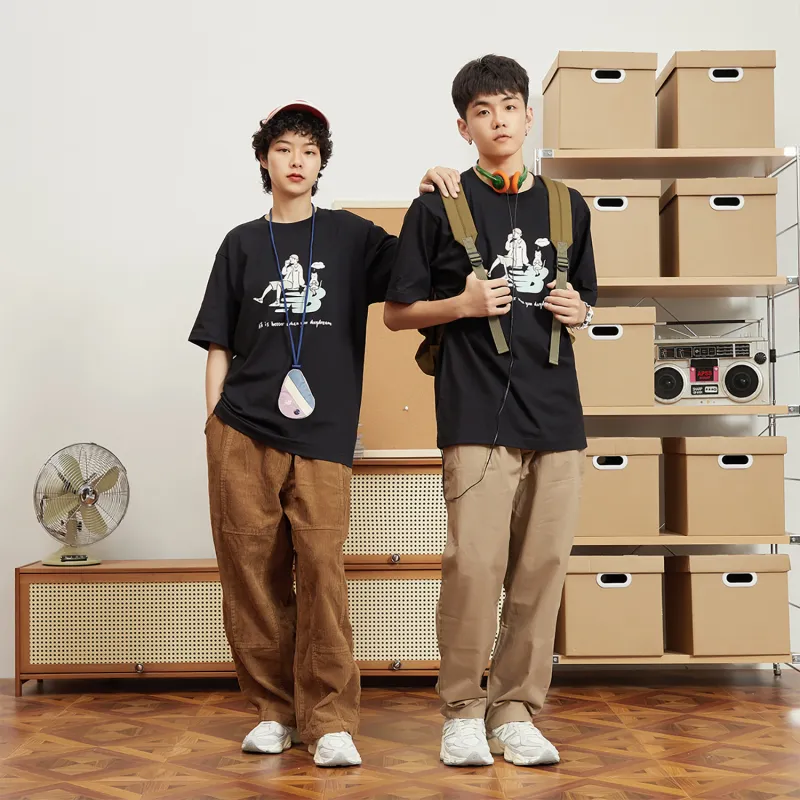 New Balance x PK LIANMINGKUANXILIE New Balance × PK Co branded Series T Shirt Unisex Black-3