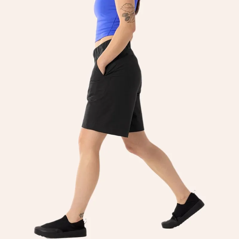 Arcteryx KRAGG Casual Shorts Women's BLACK/Black-4