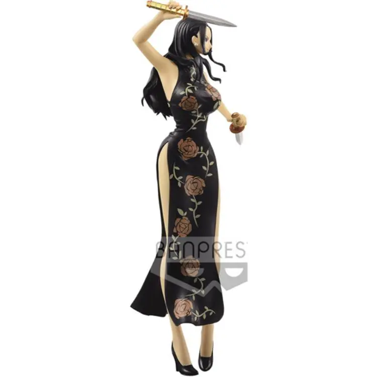 BANPRESTO Nico Robin Glass Factory One Piece Sparkling Charm Cheongsam Kung Fu Robin A Bonus Gifts-3