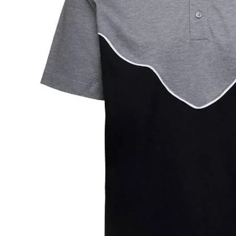 VERSACE Logo Embroidered Short-Sleeved Polo Shirt-4