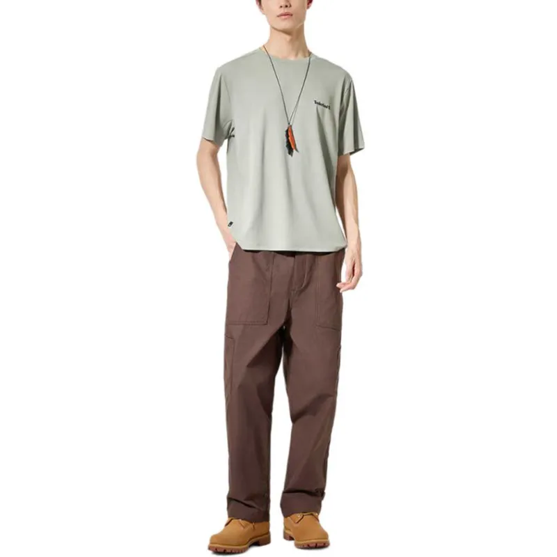 Timberland T Shirt Men's Gray Blue-2