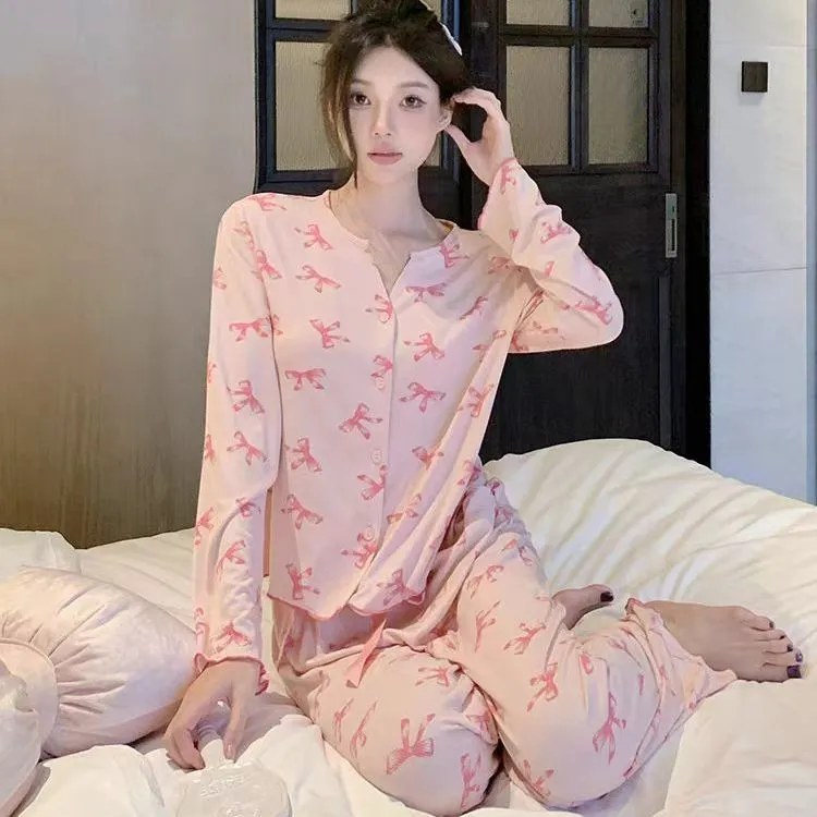 WANANNI Pajama Set Women's Cherry Blossom Pink-3
