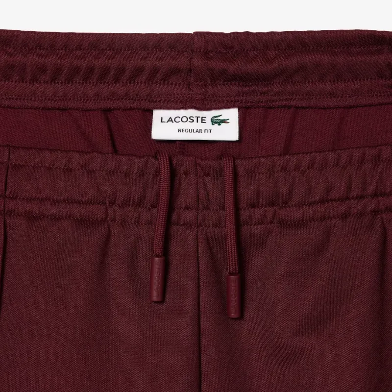 LACOSTE Knitted Sports Pants Men's Brown Red-4