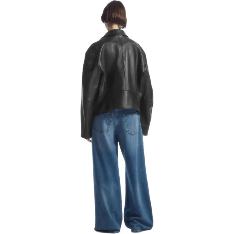 COS Leather Jackets Men Black-2