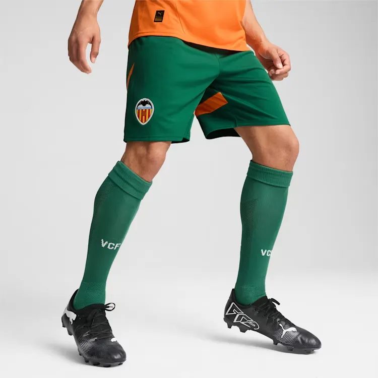 PUMA Valencia CFDRYCELL SS24 Valencia CF 24/25 Shorts Men Soccer Bottoms Men's Green-3