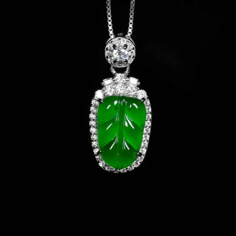 KALAIYIN Ice Glutinous Jadeite Necklaces Unisex-5