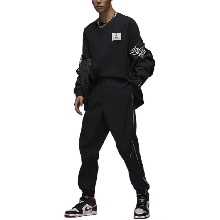 Jordan Knitted Sweatpants Men's Black-2