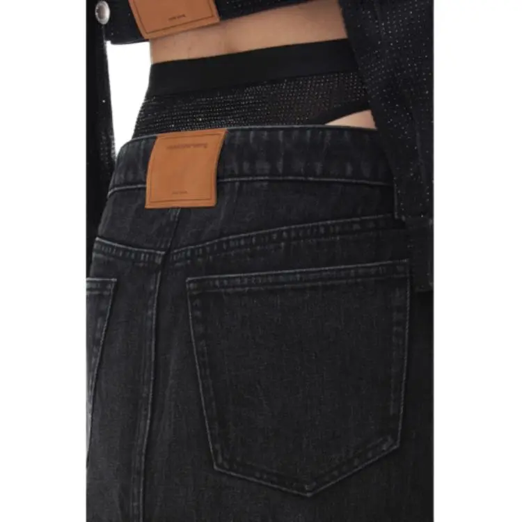 Alexander Wang Prestyle Hotfix Layered Mini Skirt-4