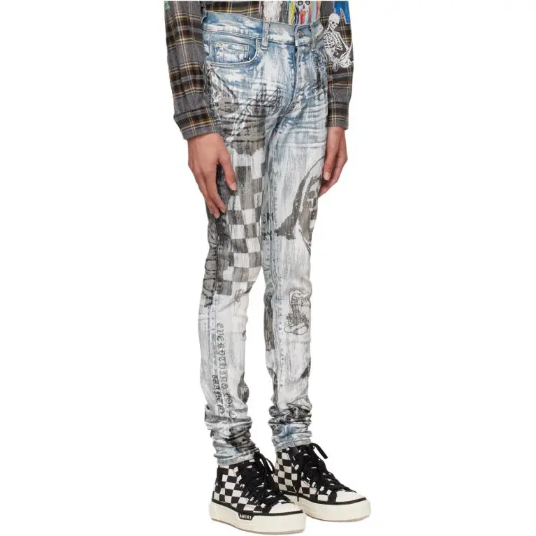 AMIRI Wes Lang Sketch Straight Fit Jeans-3
