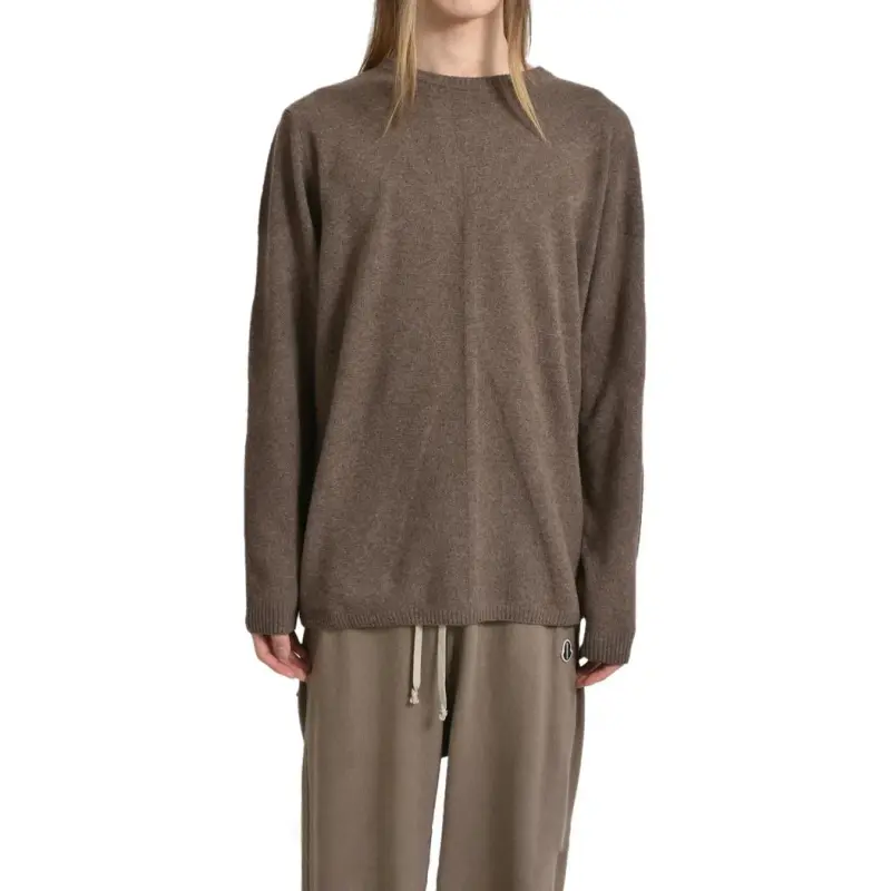RICK OWENS RICK OWENS X Moncler Maglia Jumbo Round Neck Top-2