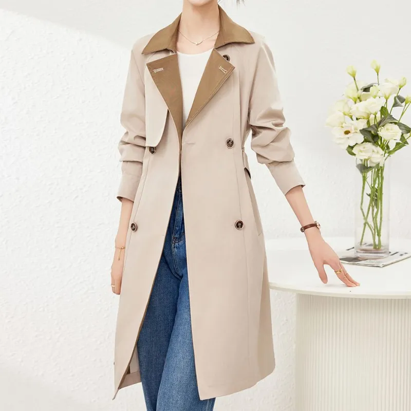 Fele.d Trench Coat Women's Beige-1