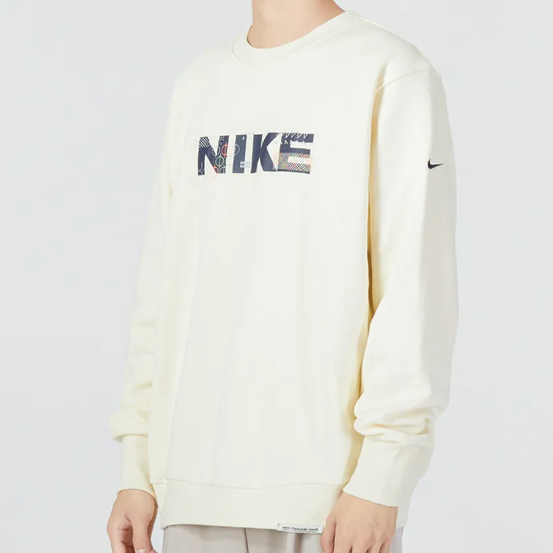 Nike As M Nk Std Issue Crew Sweatshirt Men's Milk White-4