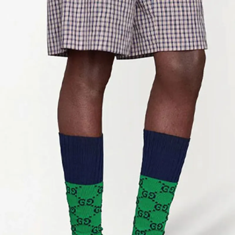 GUCCI Knee High Socks Unisex 1 Pack Green-2