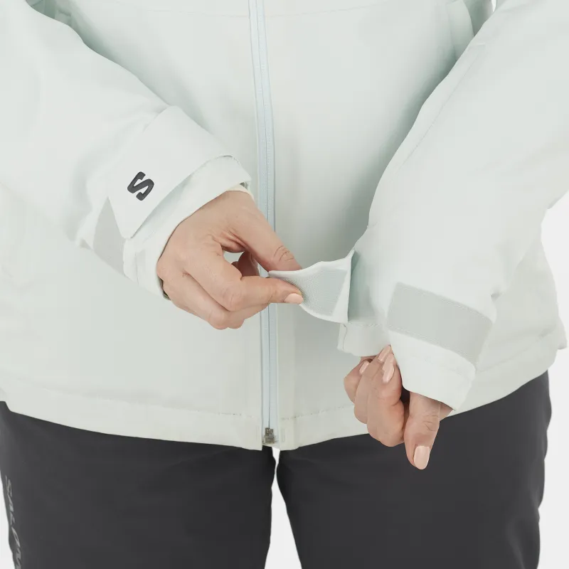 SALOMON HIGHLAND JACKET Jackets Coats Women's Mist Blue-3