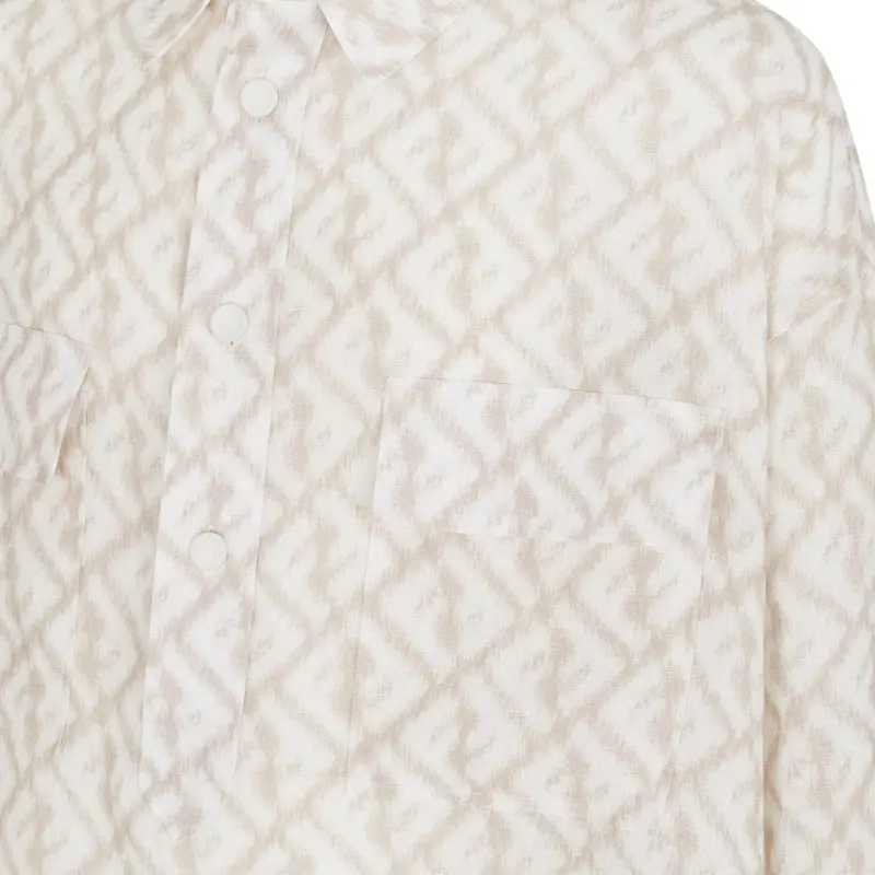 FENDI Buttoned Long Sleeved Shirt-4