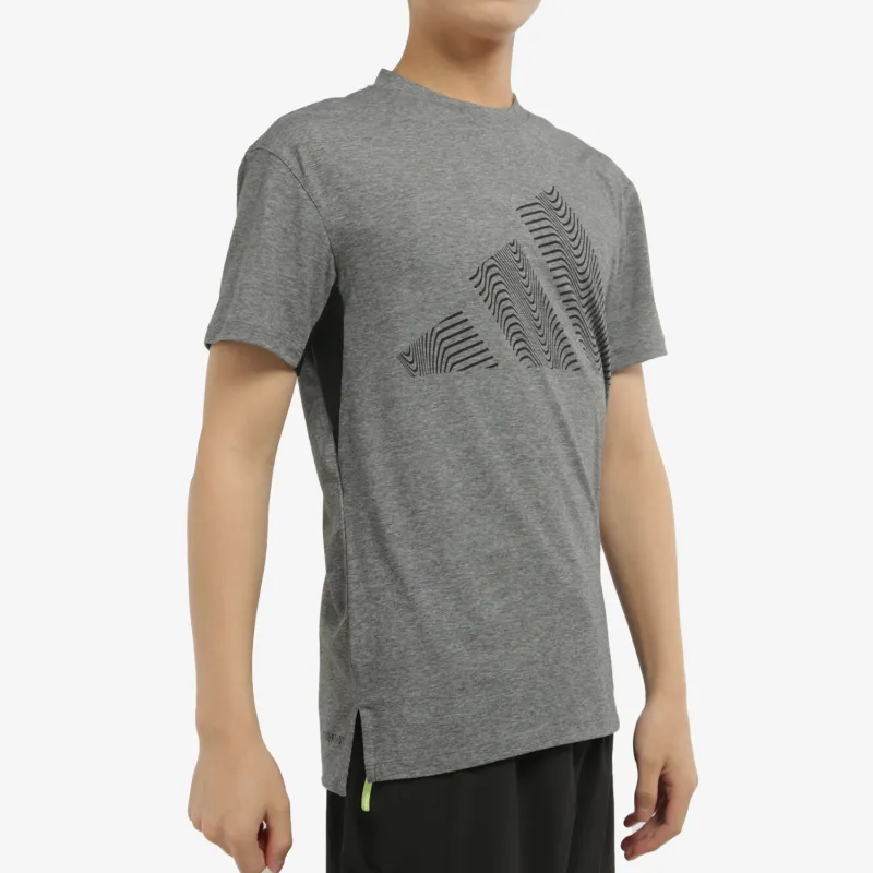 Adidas Set-in Sleeve T-Shirt Men's Black-4