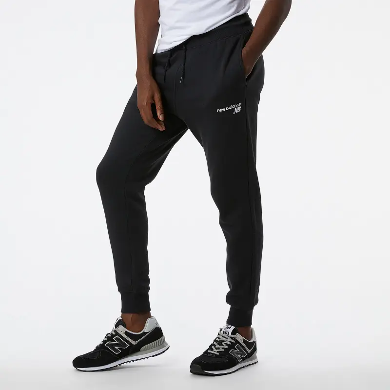 New Balance Athletic Casual Knitted Sports Pants Men's Black-4