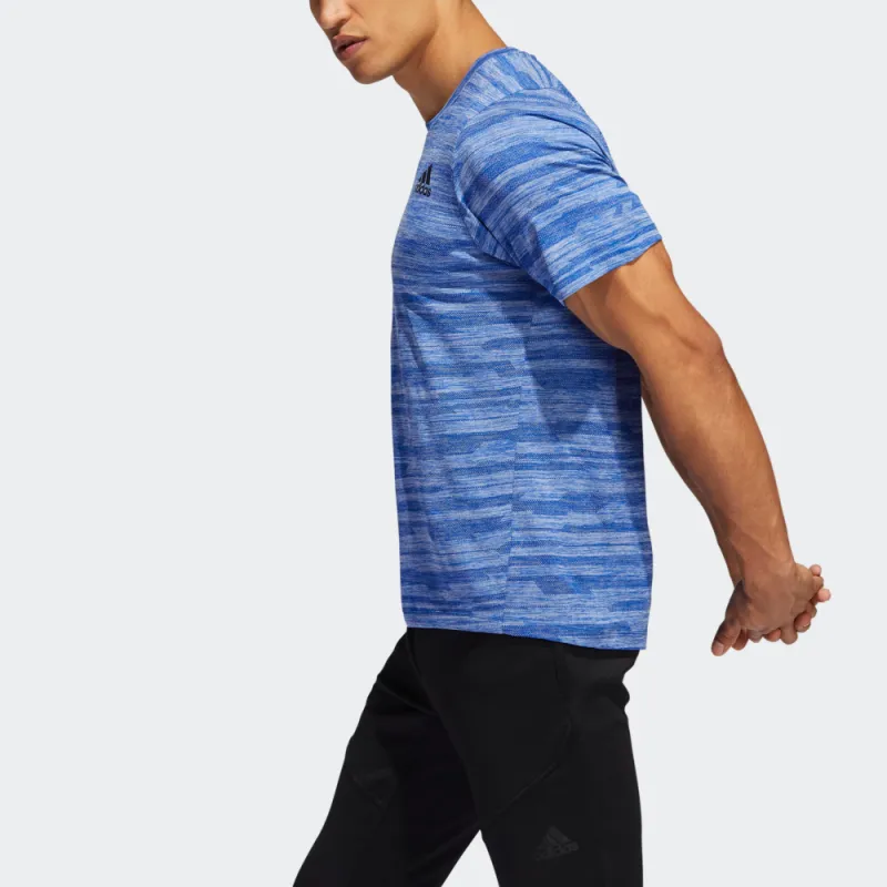 Adidas T Shirt Men's Collegiate Blue-4