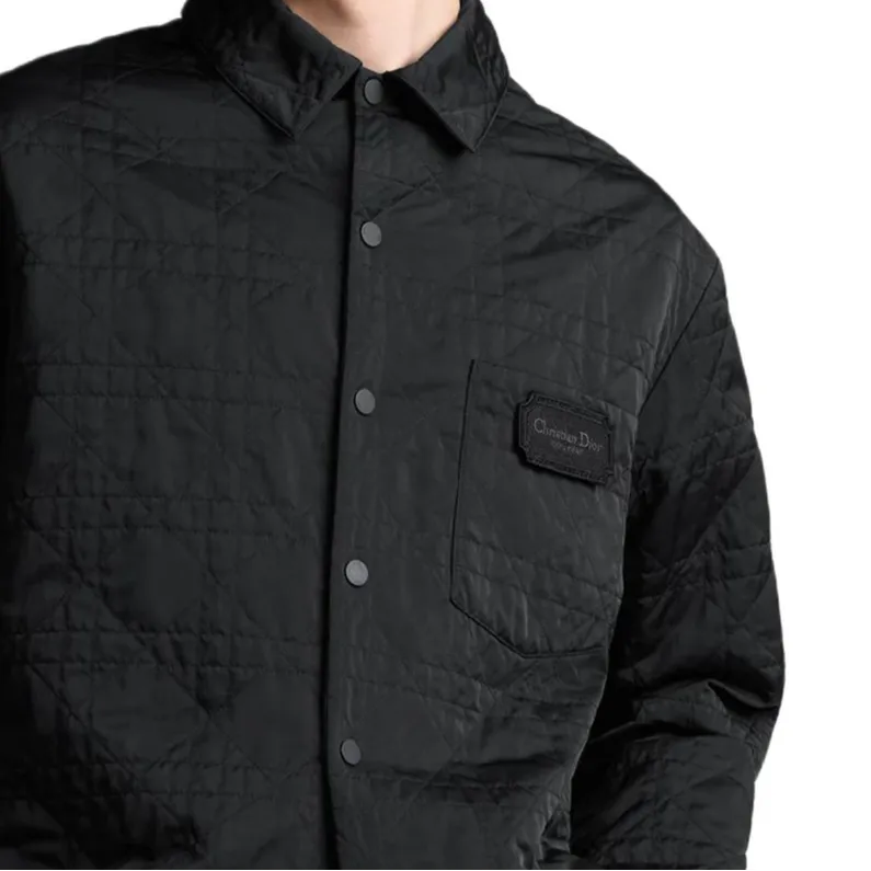 DIOR Cannage Quilted Overshirt-5