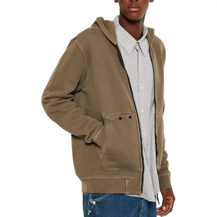 STONE ISLAND Logo-Patch Zip-Up Hoodie-3