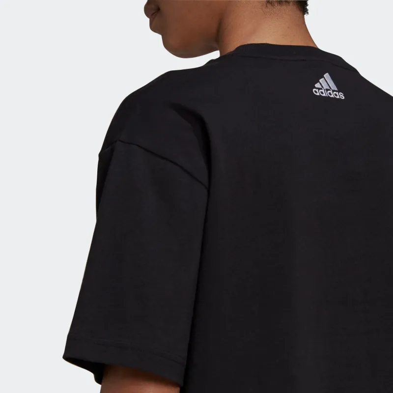 Adidas Crop Tops Women's Black-4