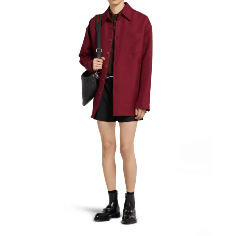 GUCCI Shirts Unisex Red-3