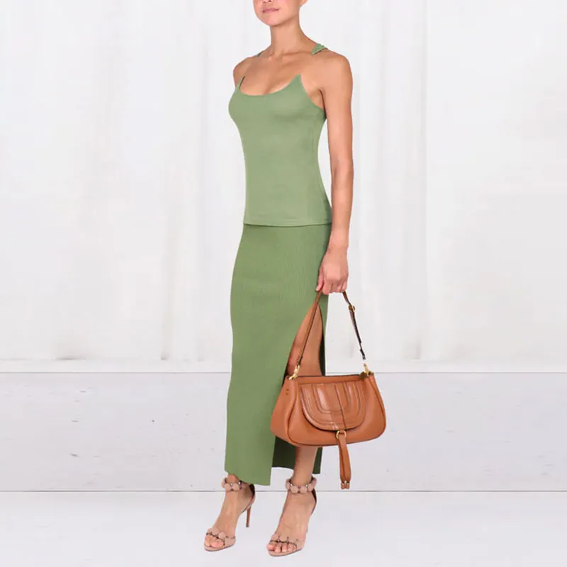 Y/Project Tank Tops Women's Green-3
