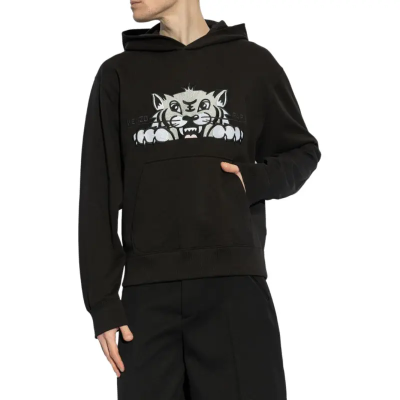 KENZO Happy Tiger Long Sleeved Hoodie-1