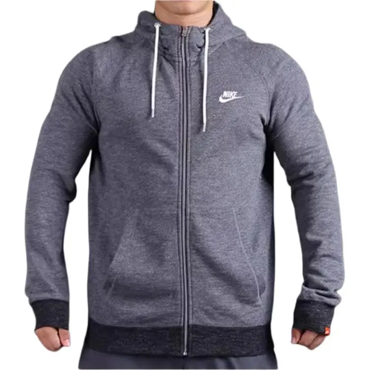Nike AS M NSW LEGACY HOODIE FZ FT Jackets & Coats Men's Gray-2