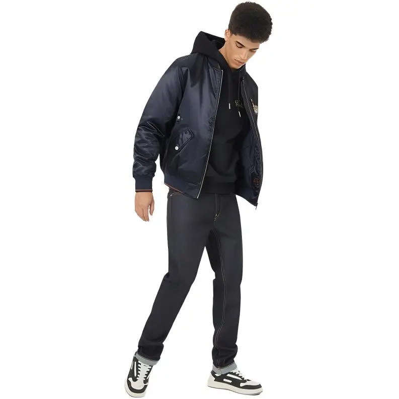 EVISU Jackets Men Navy Blue-4