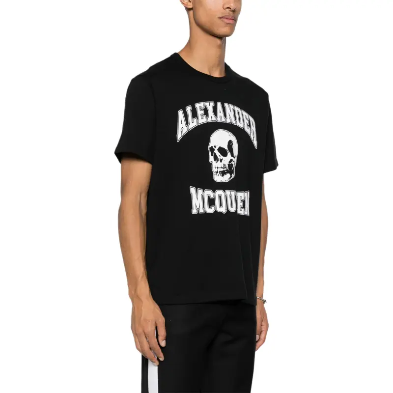 Alexander McQueen Graphic Printed Crewneck T Shirt-3