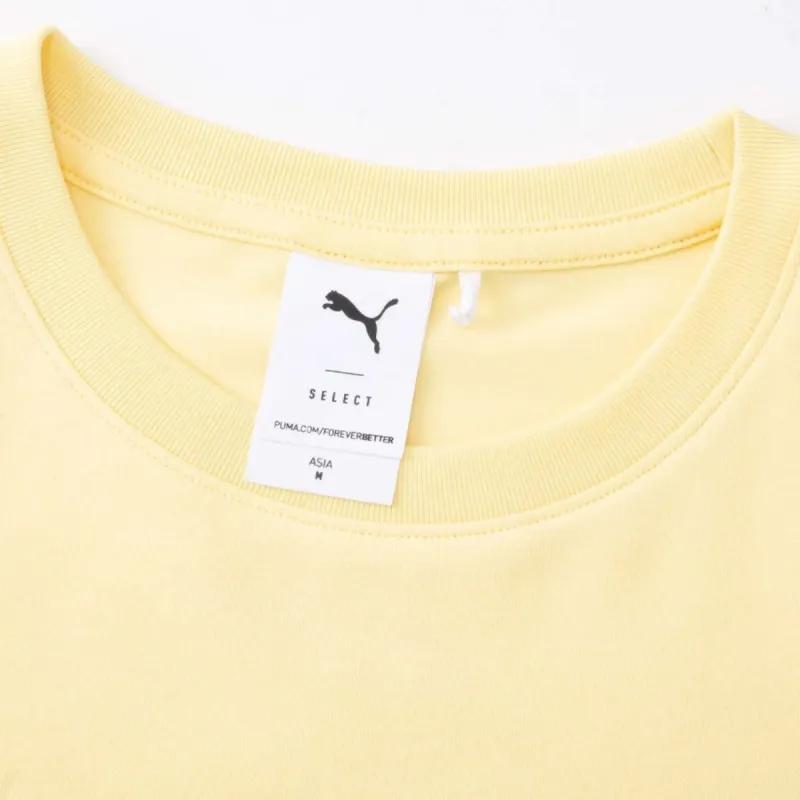 PUMA OWN THE SPOTLIGHT T Shirts Women's Yellow-4