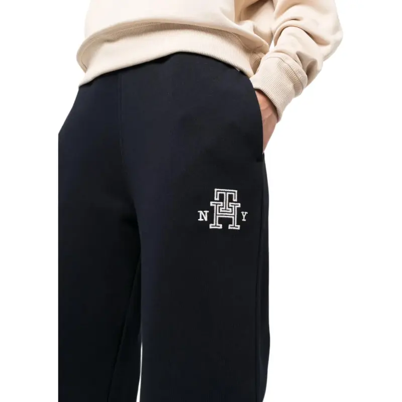 Tommy Hilfiger Monogram embroidered Cotton Track Pants-2