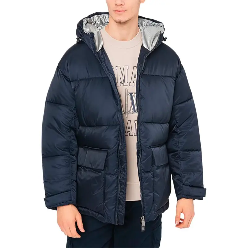 ARMANI EXCHANGEAE FW23 Puffer Jacket Men's Navy-2