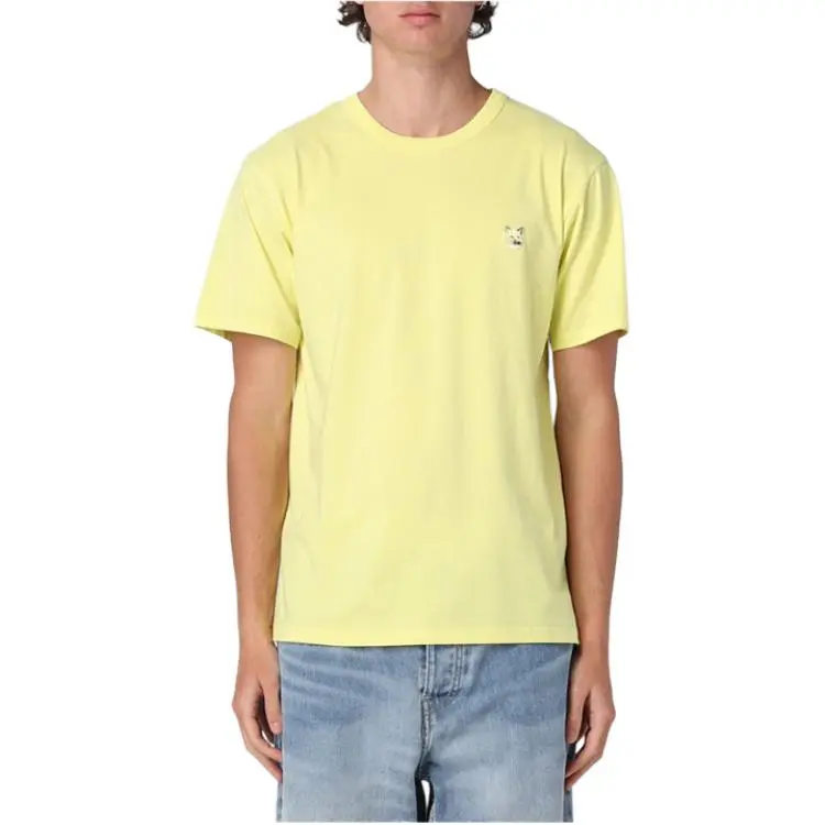 Maison Kitsune Fox Patch Crewneck T Shirt-3