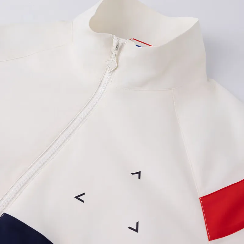 Le Coq Sportif Jackets & Coats Unisex Ivory White-2