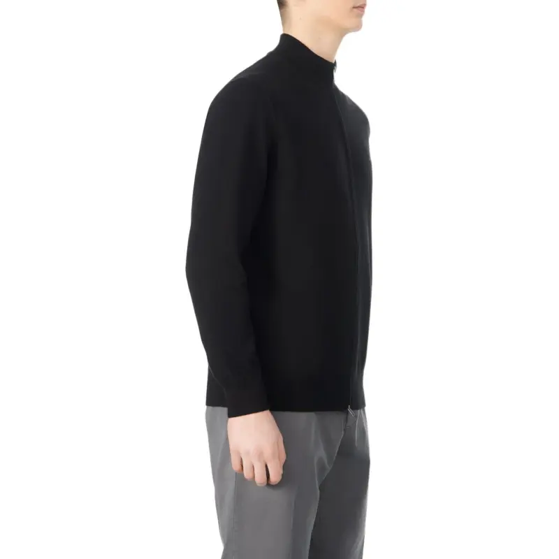 HUGO BOSS High neck Cotton Cardigan-3