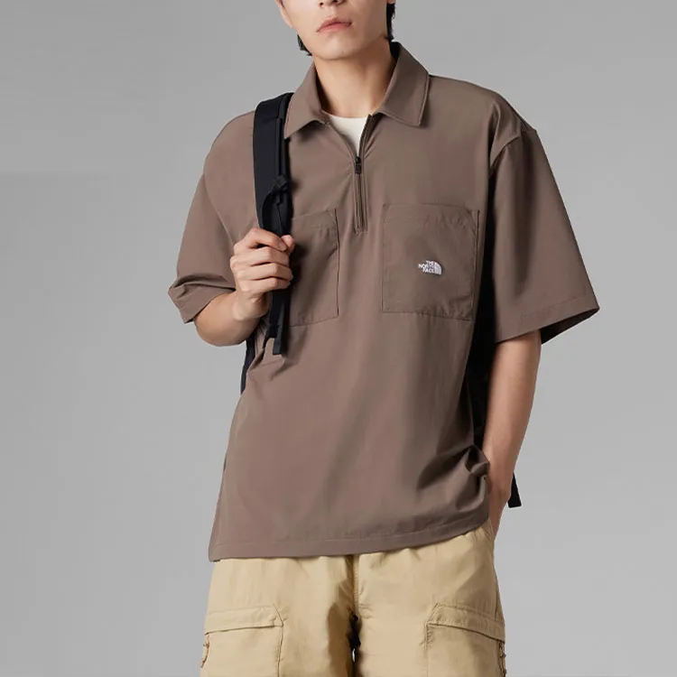THE NORTH FACE Polo Shirt Men's Brown-2