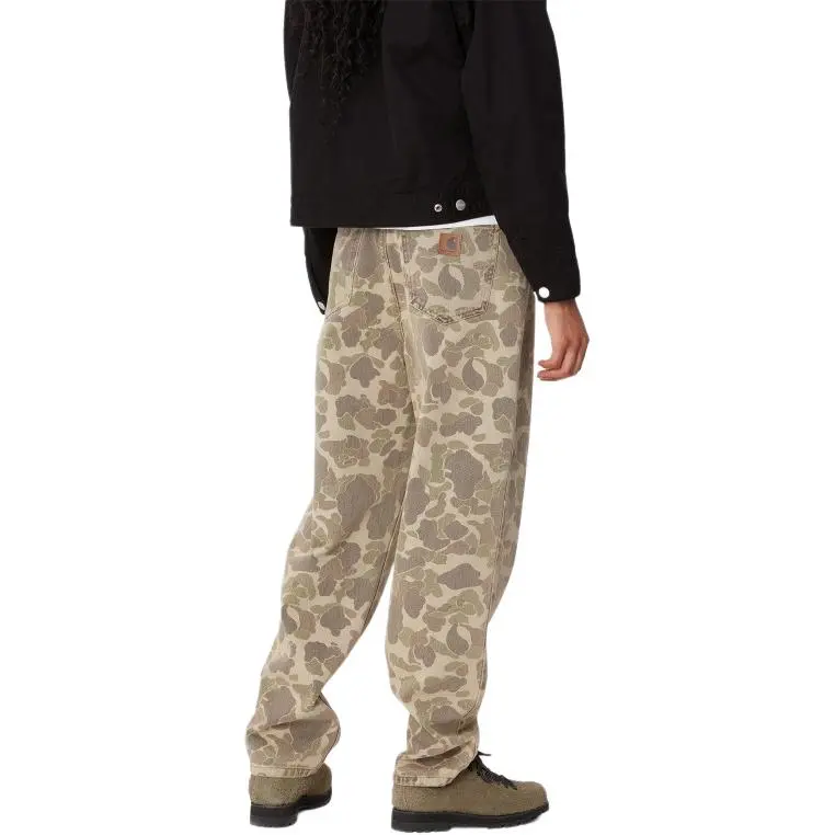 Carhartt WIP Duck Camo Landon Pant Bleached Black-4