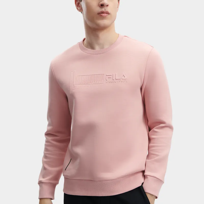 FILA Sweatshirt Men's Agar Powder Pink-2