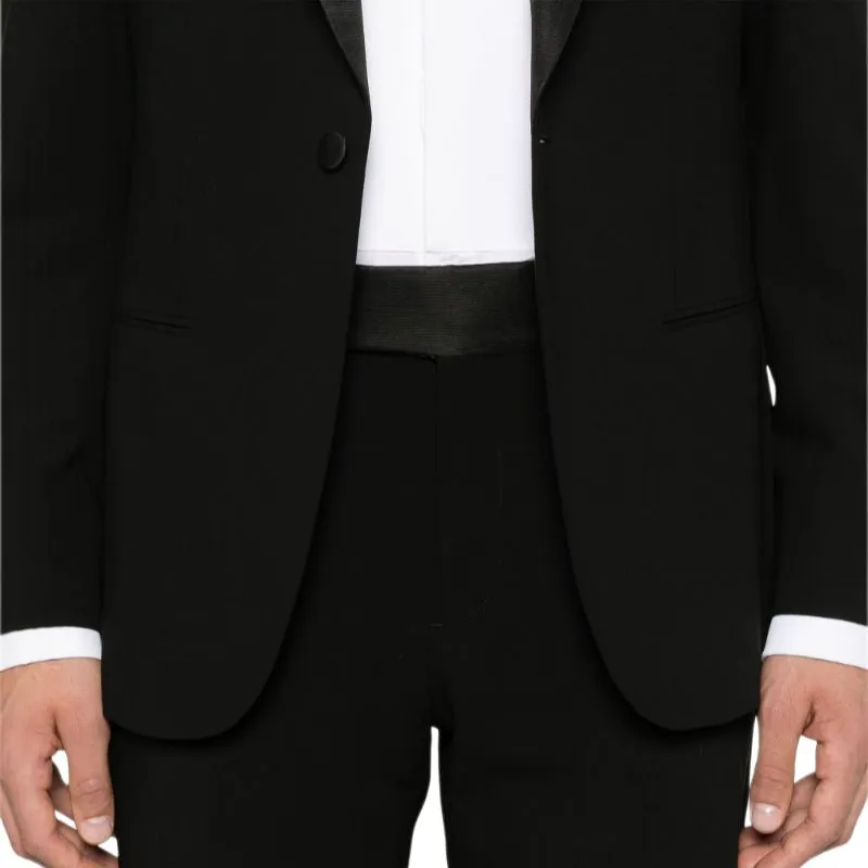 GIORGIO ARMANI Soho Two Piece Single Breasted Tailored Suit-4