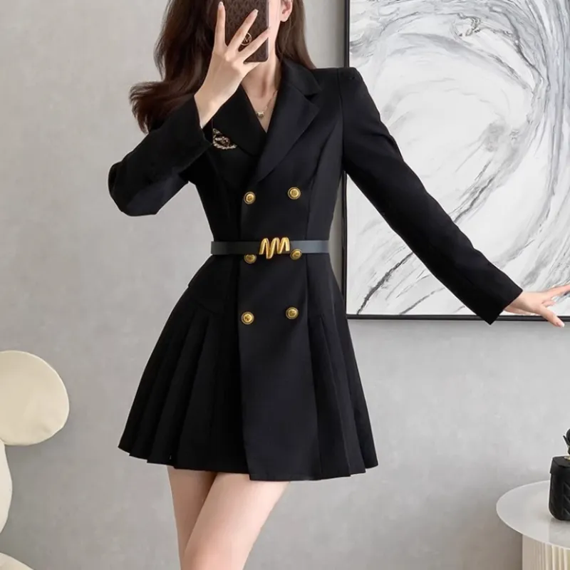 KEAB Long Sleeved Dresses Women's Black-3