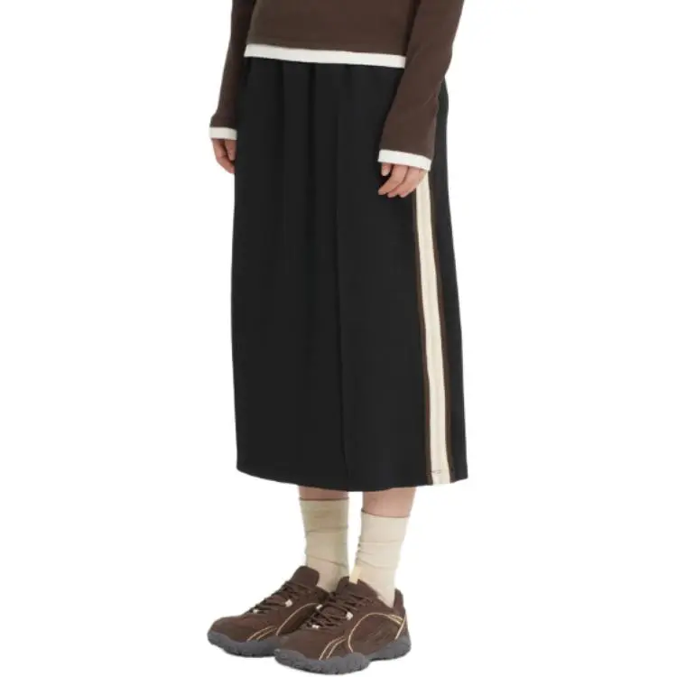 FILA Casual Long Skirts Women's Black-4