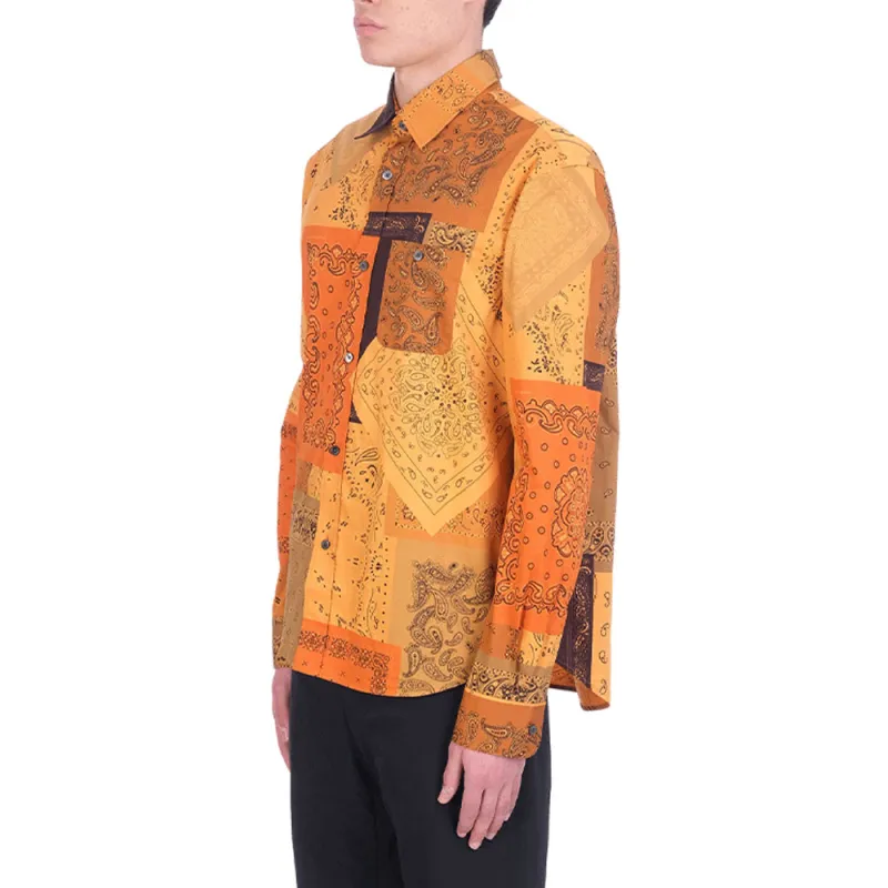 KENZO Shirts Men Orange-3