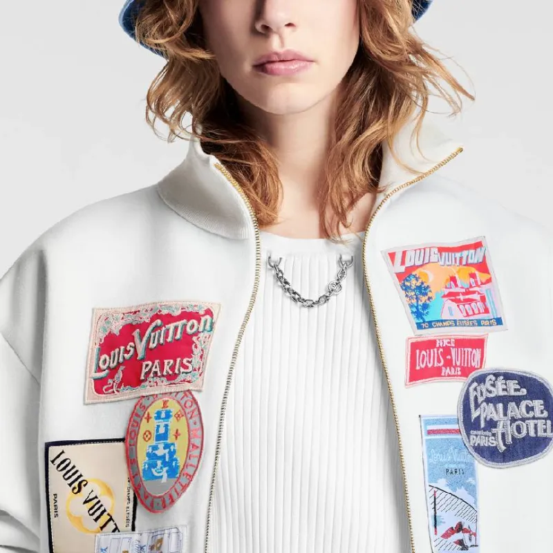 LOUIS VUITTON Elysee Palace Patch Sporty Jacket-5