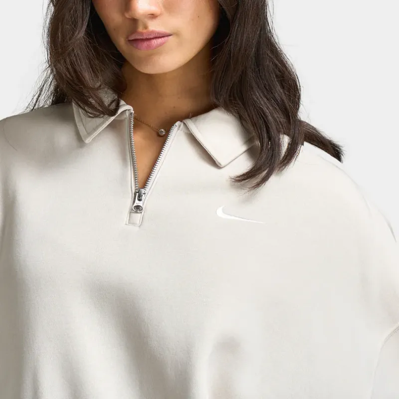 Nike Sportswear Phoenix Fleece Women's Oversized 1/4 Zip Polo-3